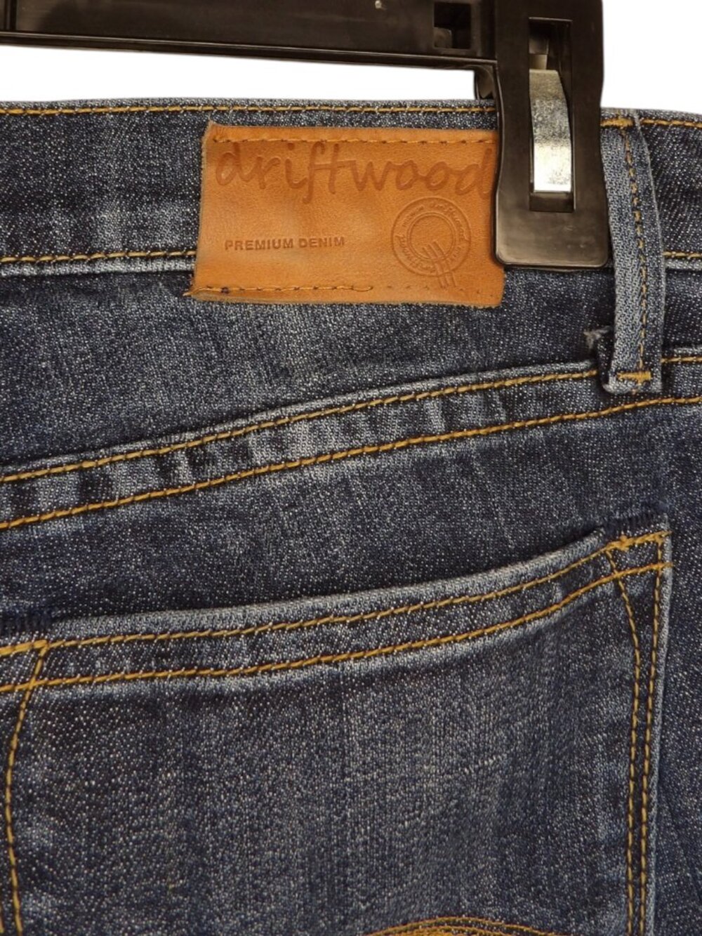 Driftwood Audrey Poinsettia Jeans Embroidered Floral Skinny Size 28 - Picture 7 of 10